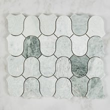 Toru Orient Green Marble Mosaic Tile